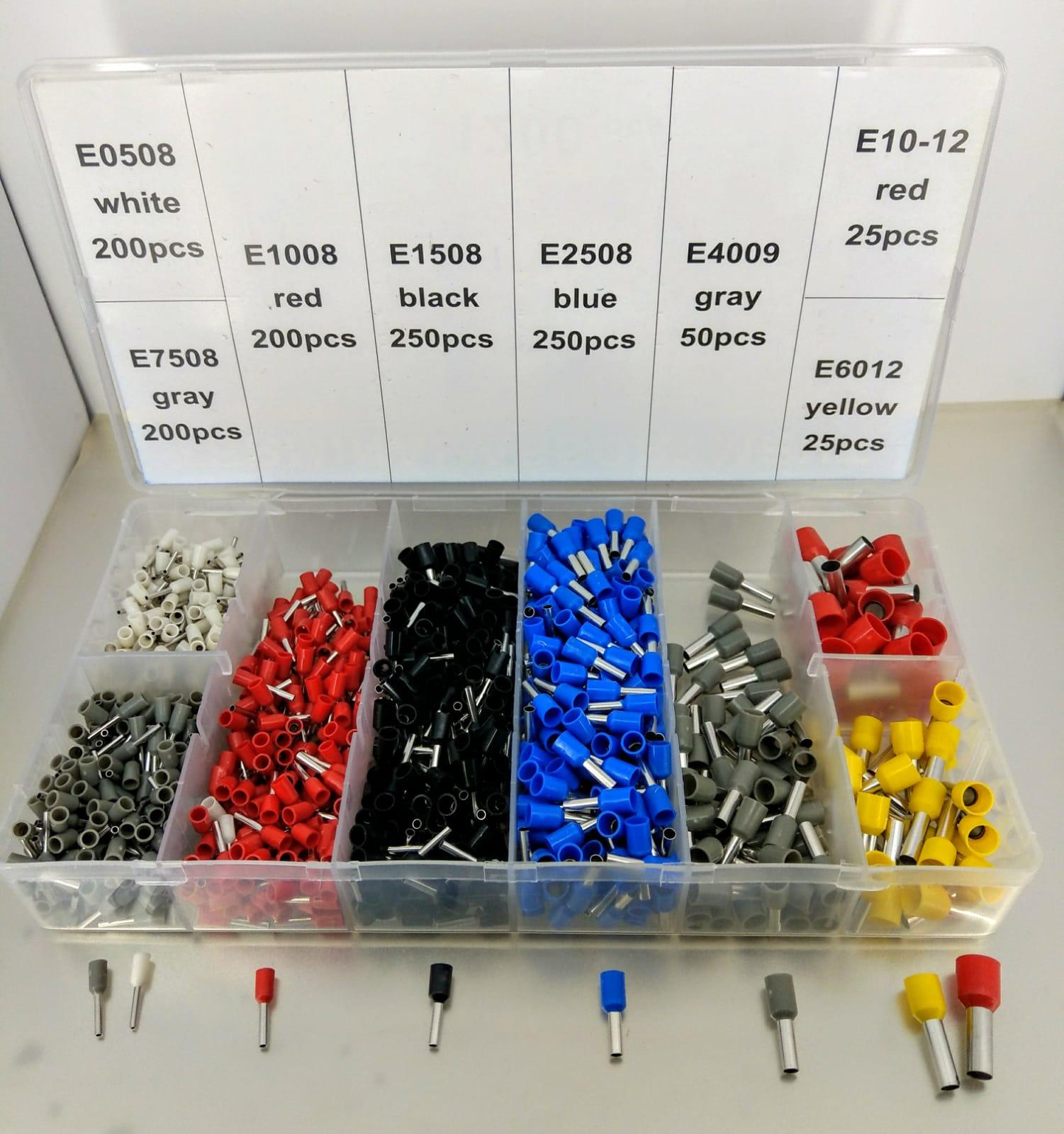 1200pcs Insulated Non-Insulated Wire Connector Terminal Kit 3