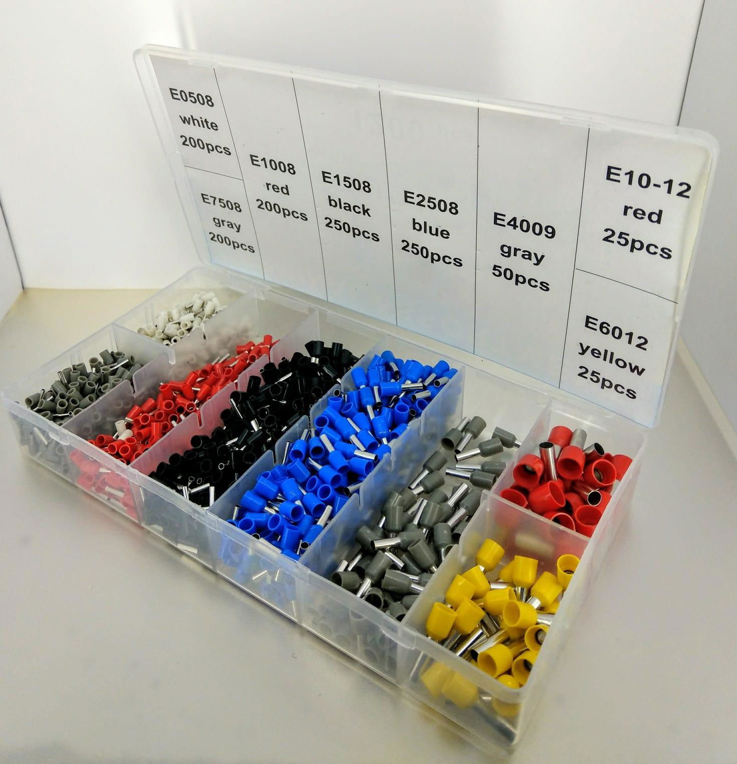 1200pcs Insulated Non-Insulated Wire Connector Terminal Kit 5