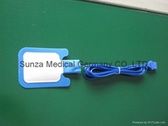 Bipolar Electrosurgical Neutral Electrode with cable for newborn 