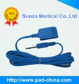 medical connecting cables, grounding pad connector,cables,wires for ESU 1