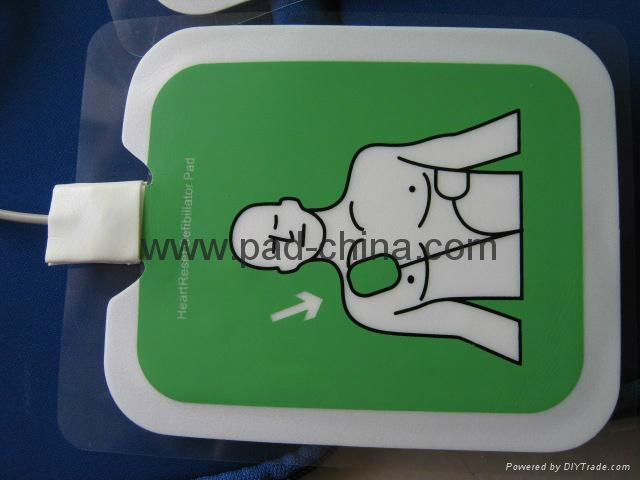 Defibrillator,Defibillation Pad Def ground plate with cable 2