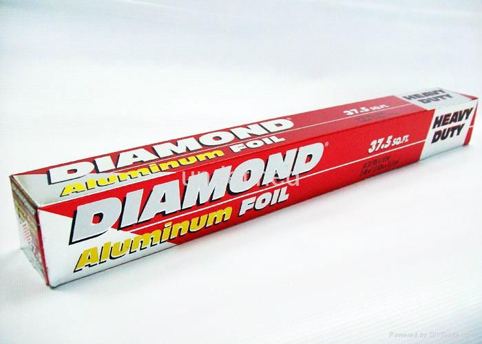 Aluminum Foil Roll with diamond color box aluminium foil