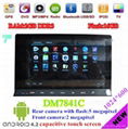 android 4.2 car tablet for car DVD player with main unit of Win CE 6.0 OS 4