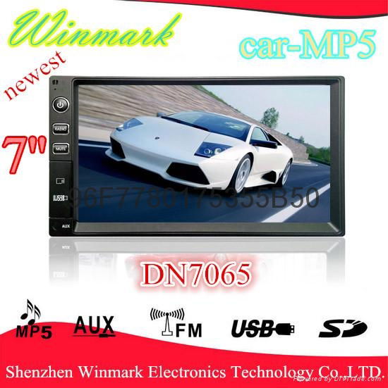 2 din car MP5 with LCD display and FM/AM,BT,TV,SD/USB,AUX,HDMI,AV,functions 4