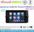 6.2inch Touch Screen Car DVD Player for Toyota Corolla in Dash DH6514   3