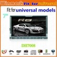 universal HD touch screen 2 din car cd mp3 7 inch dvd player DH7008 5