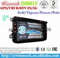 8"HD touch screen 2din car gps for VW/SEAT/SKODA with MTK3360 and 800MHZ CPU 3