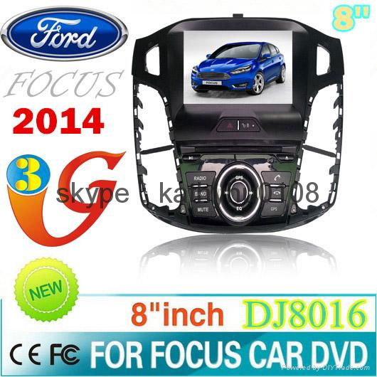 8‘’ 2din Ford FOCUS touch screen car DVD player with BT,GPS,Radio,DTV,VMCD,etc 5