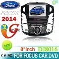 8‘’ 2din Ford FOCUS touch screen car DVD player with BT,GPS,Radio,DTV,VMCD,etc 5