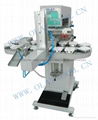 Double color checkerboard moving printing machine automation