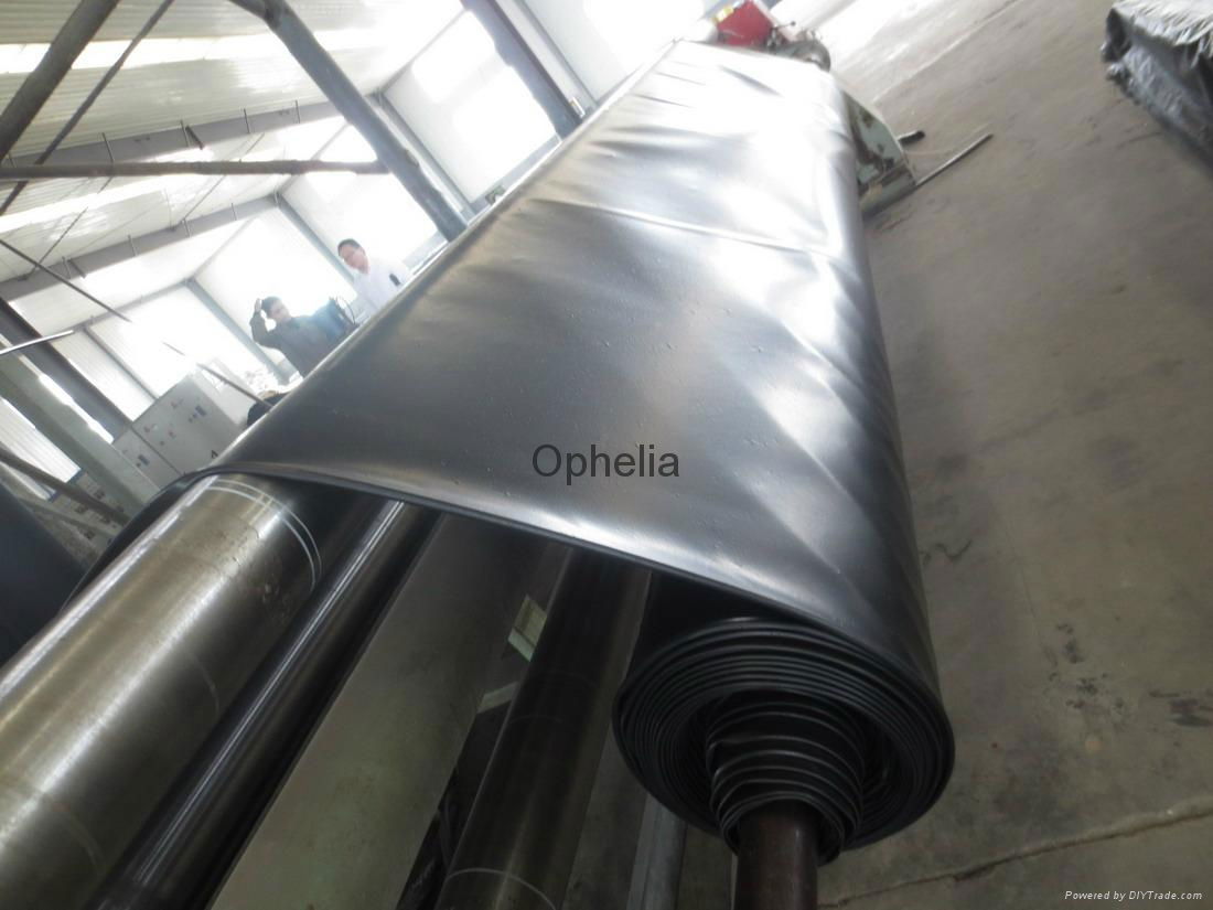 US standard high quality best price one side textured HDPE geomembrane