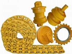 excavator/bulldozer front idler for cat320,ex100,pc200