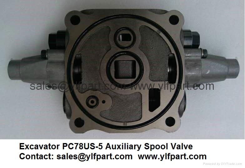 komatsu excavator pc78us-5  PC60-7 PC200-8 PC400-6 PC130-7auxiliary spool valve 