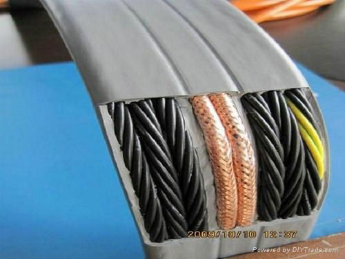 Flat traveling cable with Shield 2