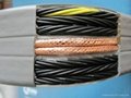 Flat traveling cable with Shield 5