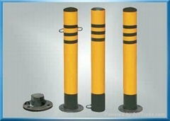 Warning protection column