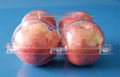 clamshells bilster plastic fruit packaging container for apple 2/3/4/6/8 pcs FDA 2