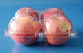 clamshells bilster plastic fruit packaging container for apple 2/3/4/6/8 pcs FDA