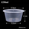 disposable plastic food container fast food container Lunch box takeaway foodbox