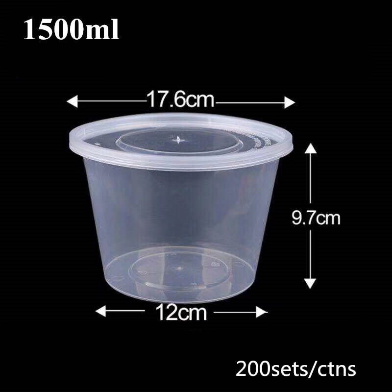 disposable plastic food container fast food container Lunch box takeaway foodbox 2