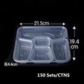 disposable plastic food container fast food container Lunch box takeaway foodbox