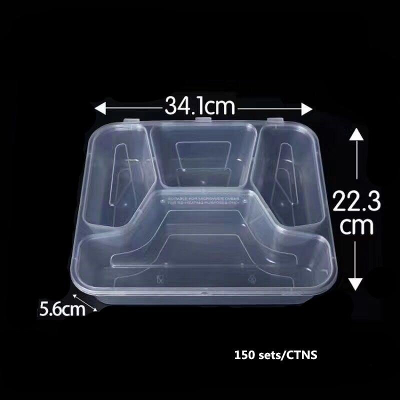 disposable plastic food container fast food container Lunch box takeaway foodbox 5