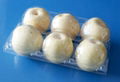 clamshells bilster plastic fruit packaging container for apple 2/3/4/6/8 pcs FDA 3