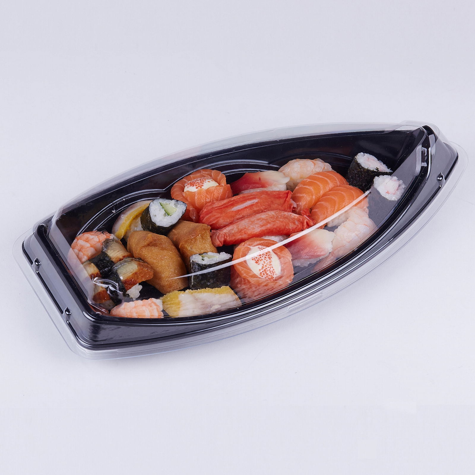 disposable plastic sushi packaging box PET PP food container for sushi FDA appro 3