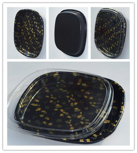 disposable plastic sushi packaging box PET PP food container for sushi FDA appro 4