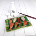 disposable plastic sushi packaging box PET PP food container for sushi FDA appro