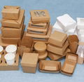 kraft packaging box take away box lunch box noodle packging box paper box  3