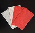 Absorbent paper pad for fruit food packaging container