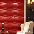 3D board  TV setting wall wave panels MDF 4