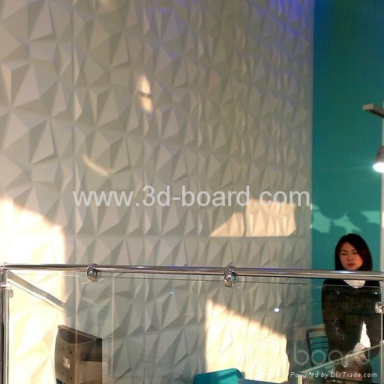 3D board  TV setting wall wave panels MDF 5