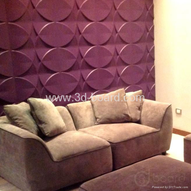 3D wall art decor wave panel 5