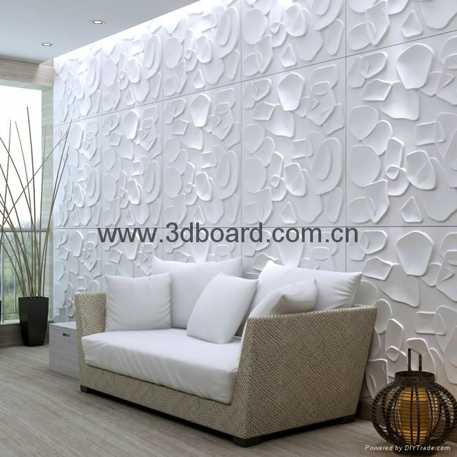 3d board wave panels wall art 2