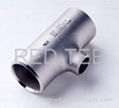 Red tee stainless steel pipe fittings