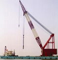 cheap floating crane sheerleg crane barge revolving floating crane 2