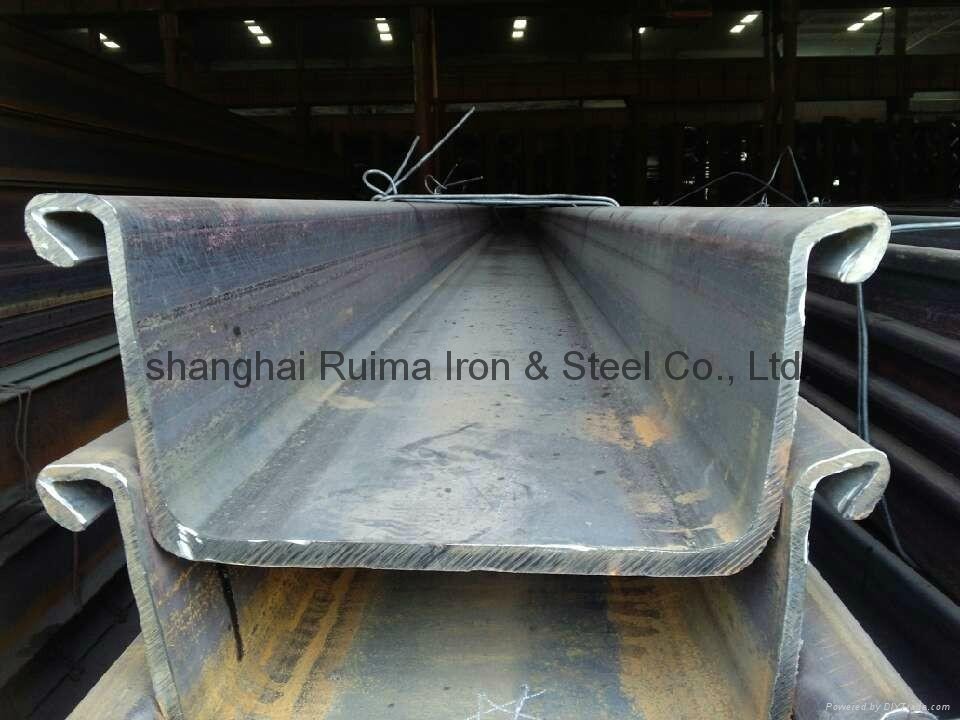 Top-quality hot-rolled steel sheet pile against low price