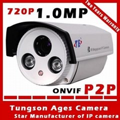 1.0MP 720P IP camera 安防摄像监控摄像头 云服务