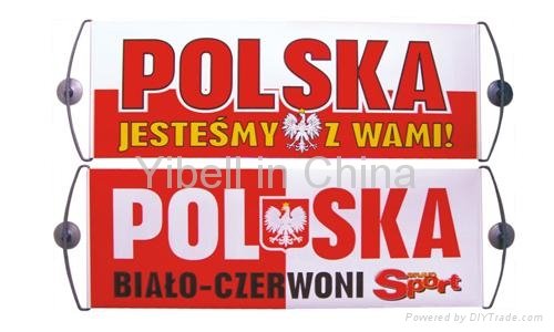 advertising fan banner handheld for sport cheering 2