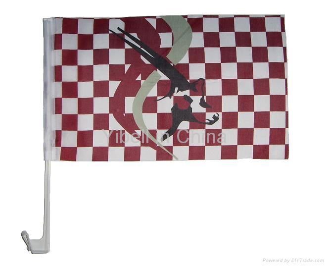 Car Window Flag size 30*45 with 45 or 50pole 3