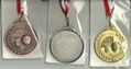 sport golden silver copper medal plates 4