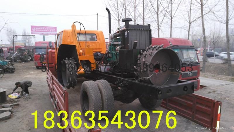 专业公路道牙石挖沟机 路边打沟机 3