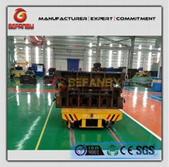 50t factory battery powered rail transport transfer cart