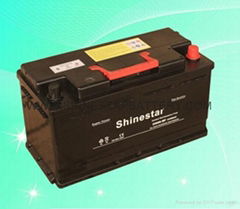 DIN 88 12V 88AH maintenance free automotive battery