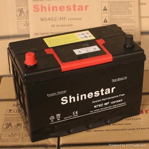 Wholesale MF car battery from Chinese factory 5