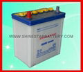 Dry charge automotive battery