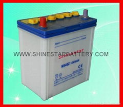 Dry charge automotive battery -NS40Z-12V36AH