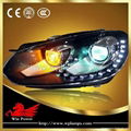 2010-2012 大眾高爾夫6大燈總成 15LED 1